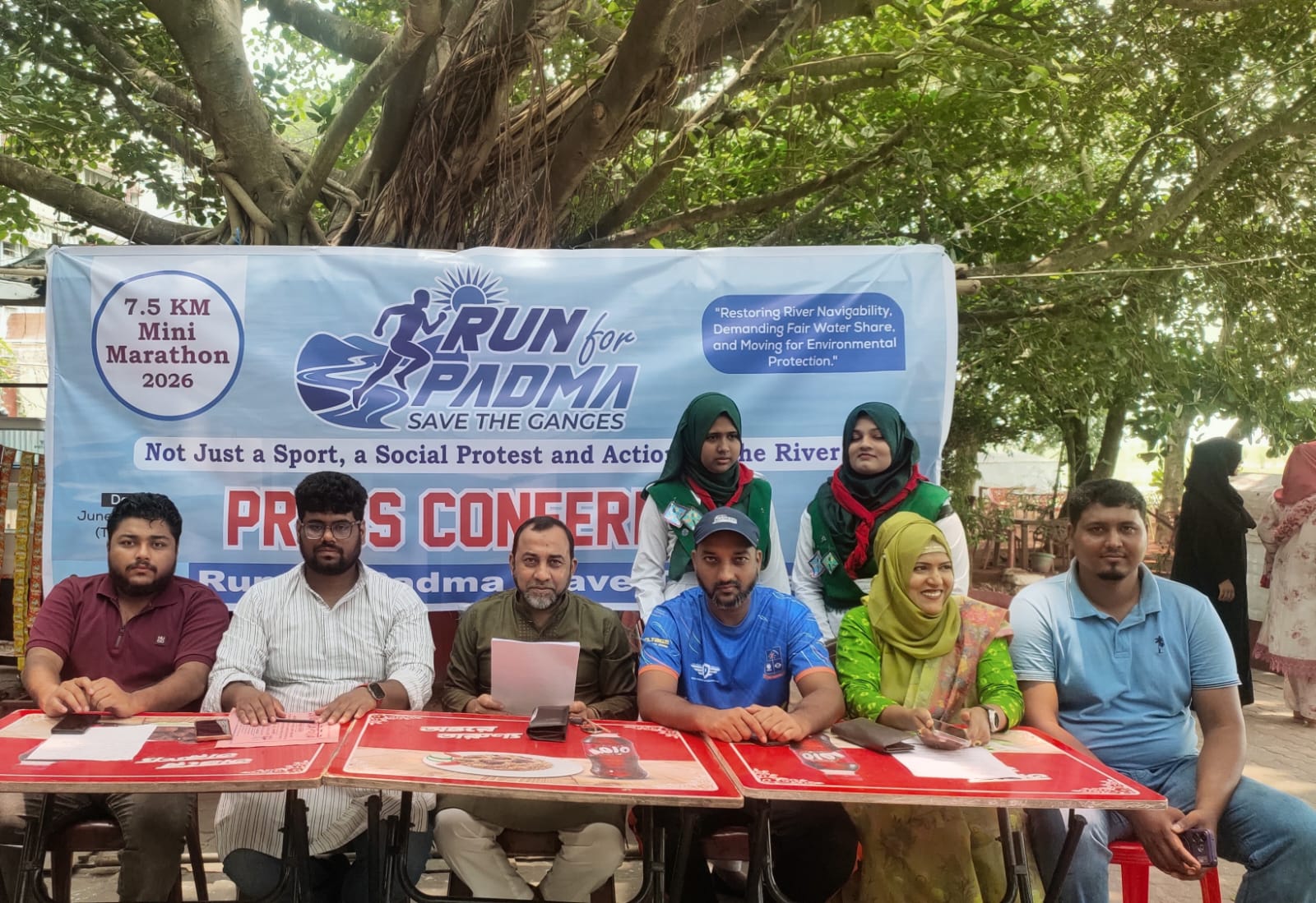 রাজশাহীতে ‘Run for Padma (Save The Ganges)’ উপলক্ষে সংবাদ সম্মেলন
